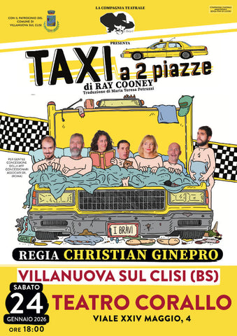 Taxi a due piazze - 24/01/26 ore 18 Villanuova (BS)